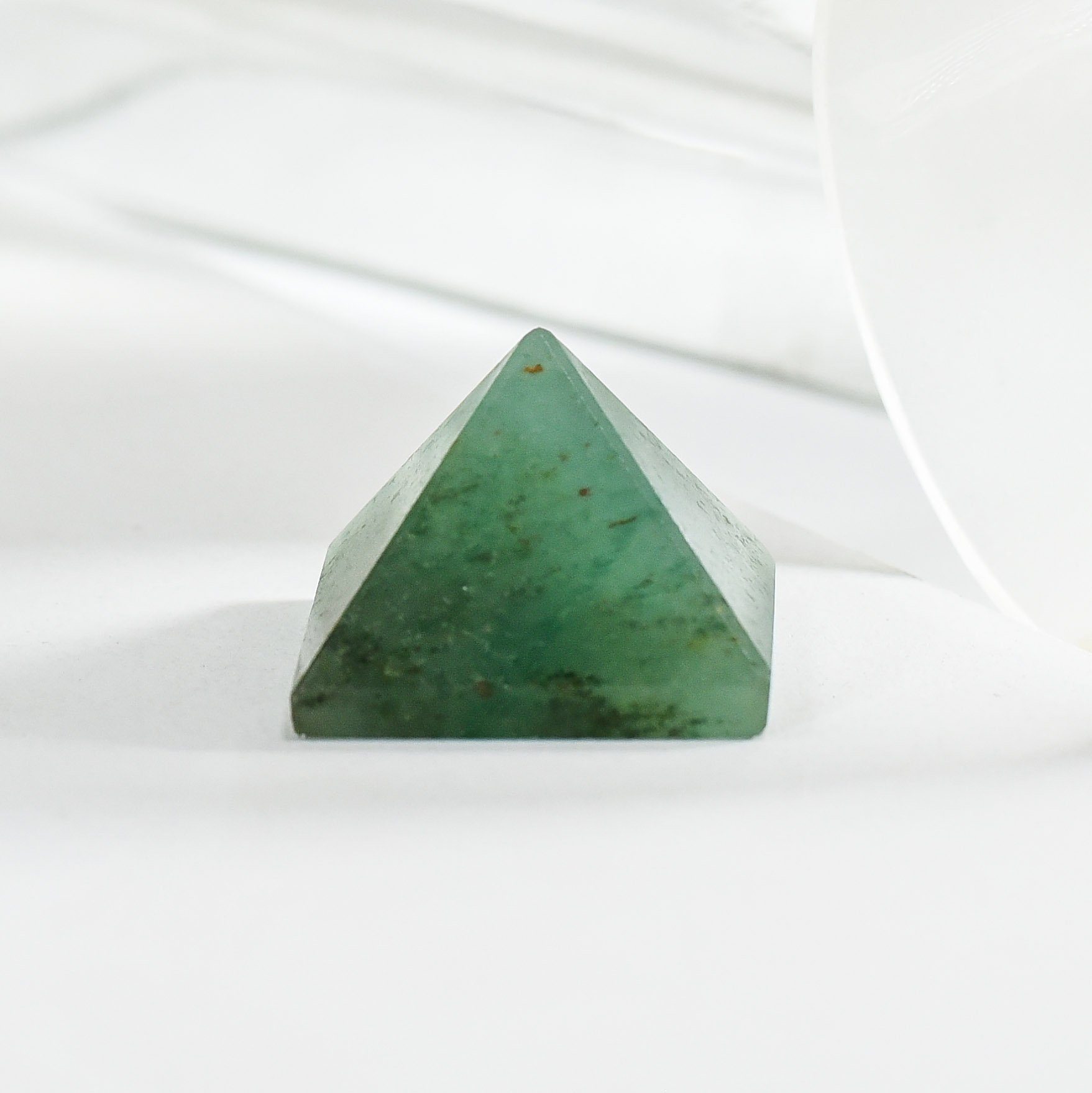 Green Jade Crystal Pyramid