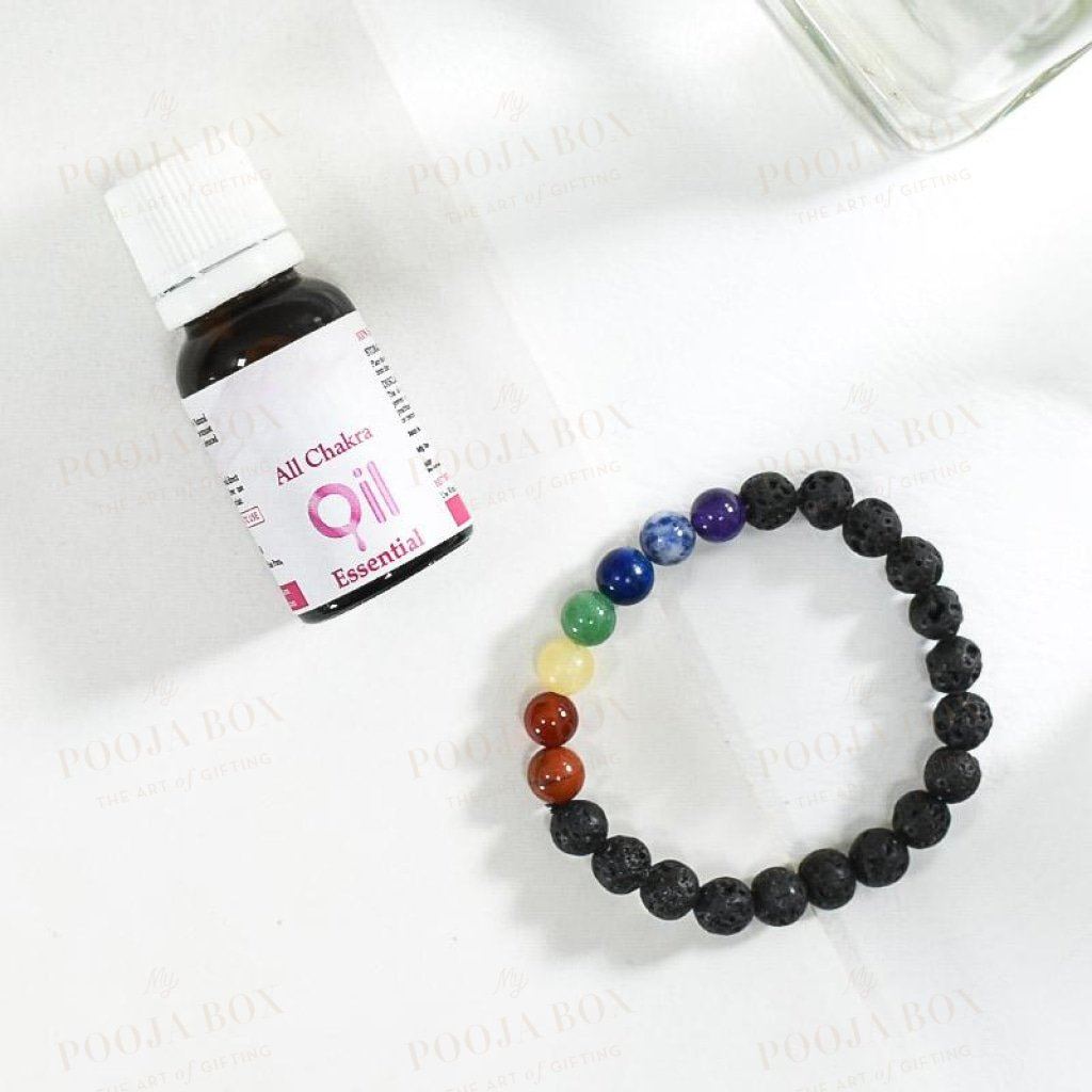 Aroma Therapy Bracelet For All Chakras Reiki
