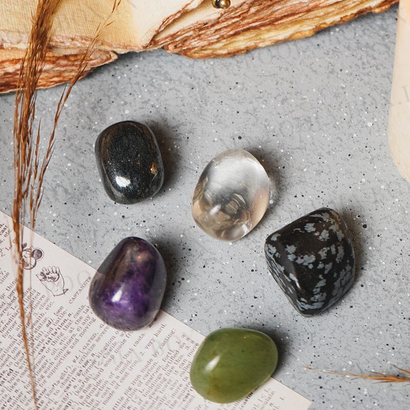 Reduce Stress Crystal Healing Tumble Stone Set