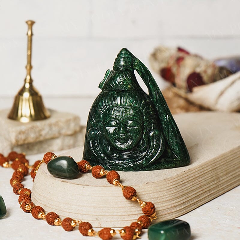 Green Aventurine Shiva Statue