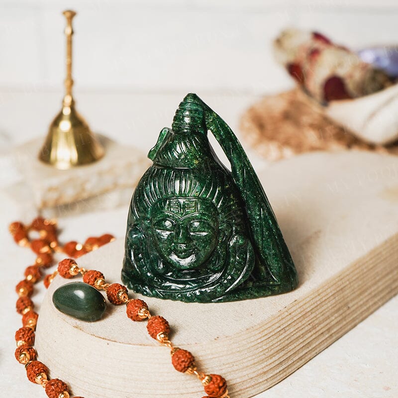 Green Aventurine Shiva Statue