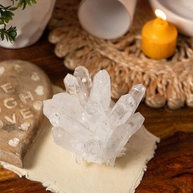 Clear Quartz Rock Cluster Crystal