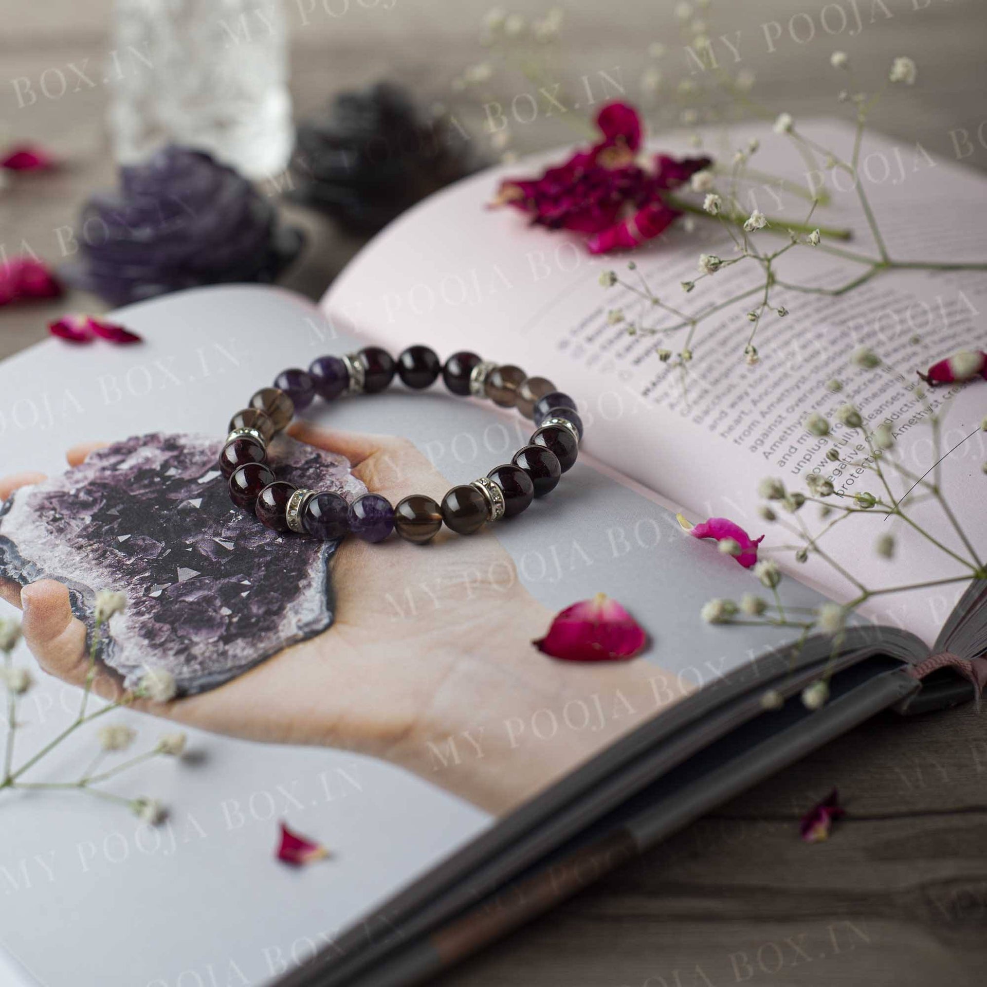 Health Natural Crystal Healing Bracelet