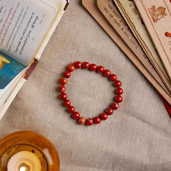 Red Jasper Natural Crystal Healing Bracelet