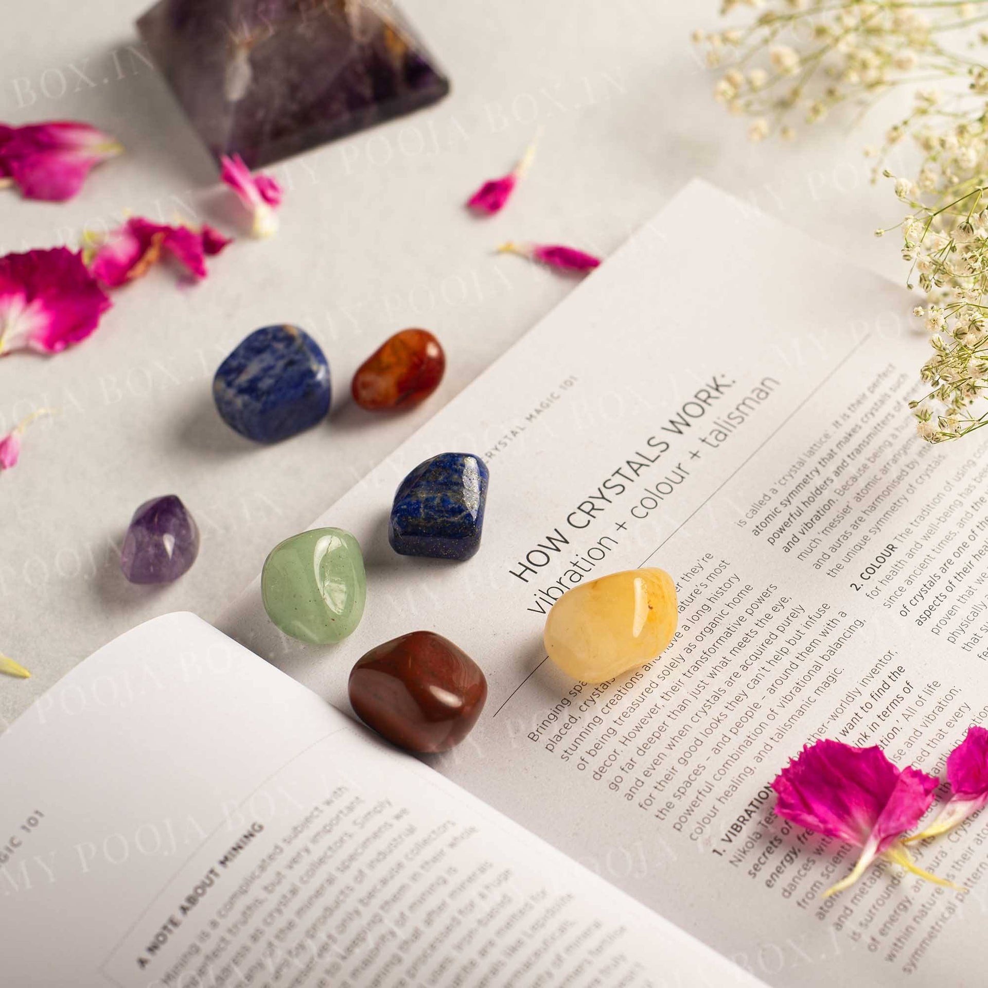 7 Chakra Tumble Stone Set