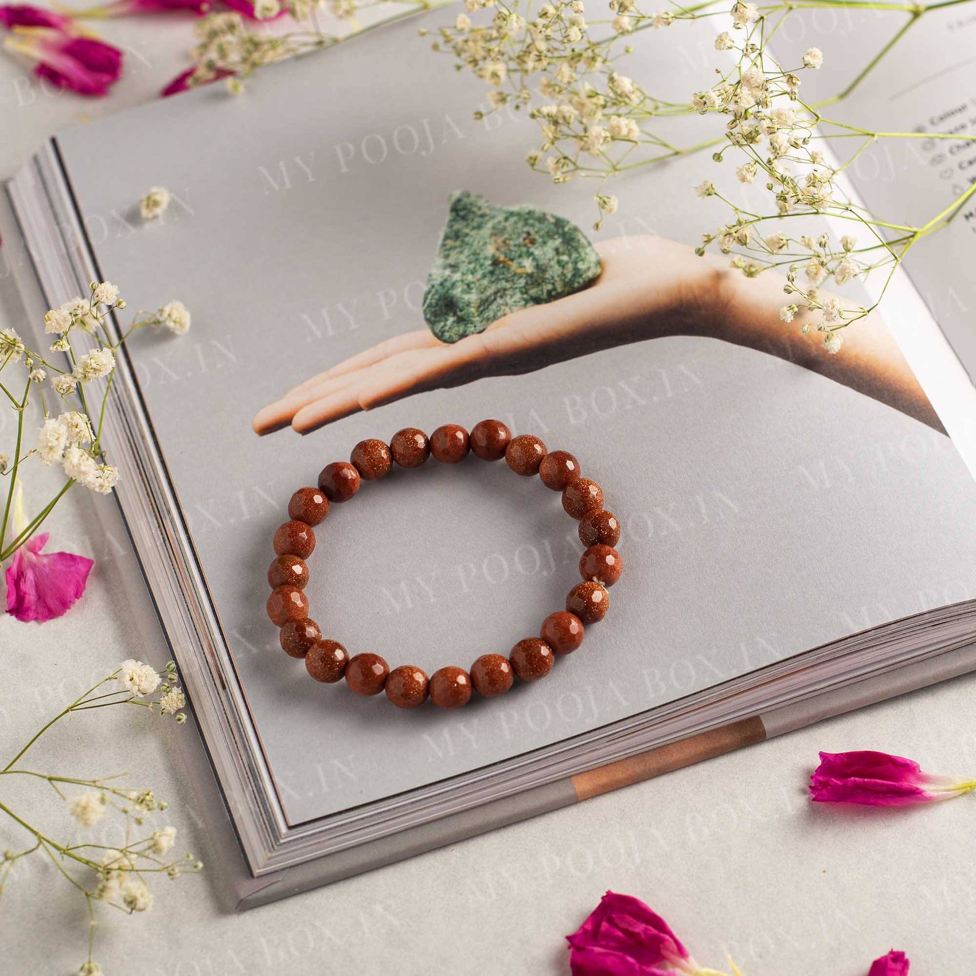 Goldstone Brown Bracelet | Abundance & Courage