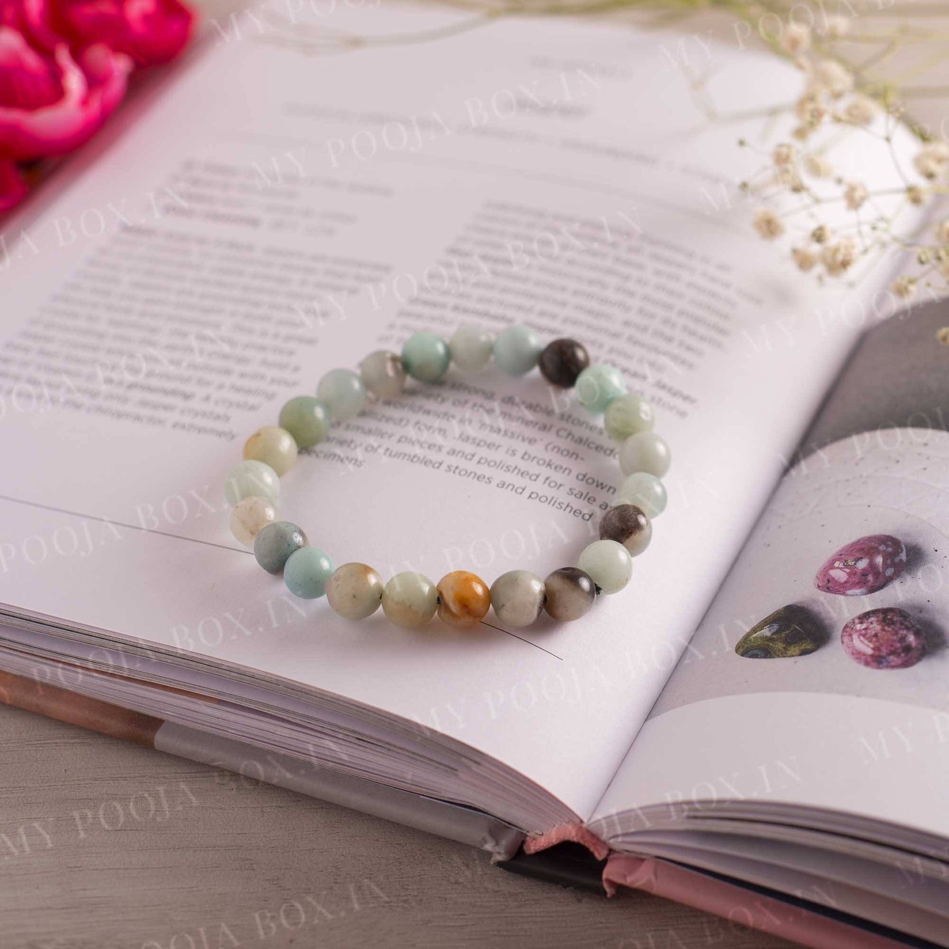 Amazonite Crystal Healing Bracelet | Stone of Courage & Truth