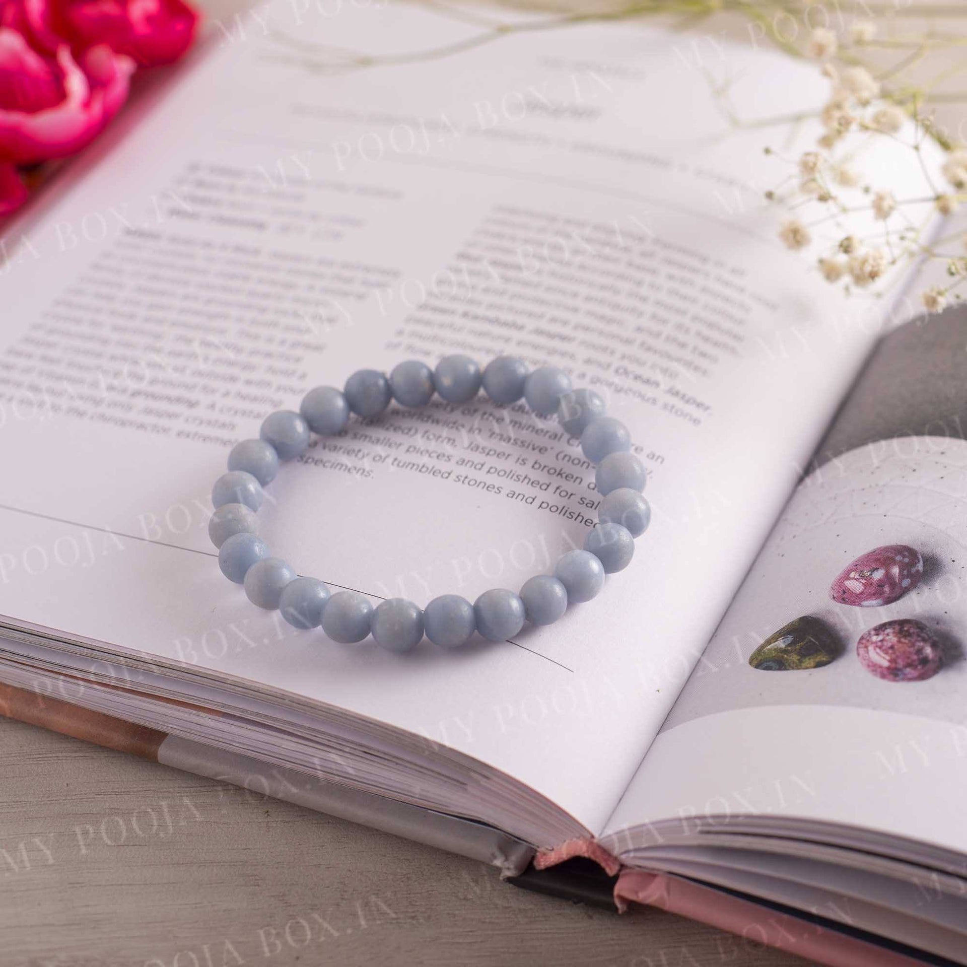 Aquamarine Crystal Bracelet