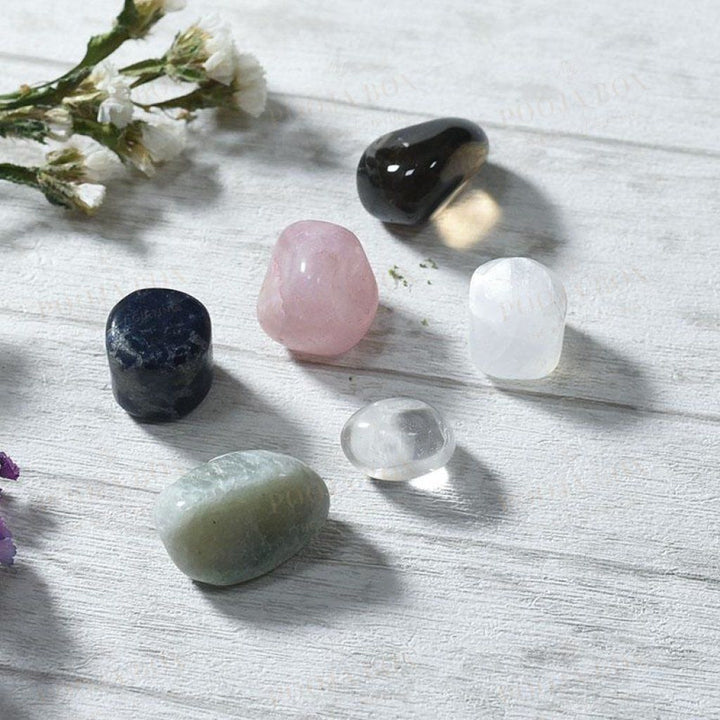 Anger Management Crystal Healing Tumble Stone Set Reiki