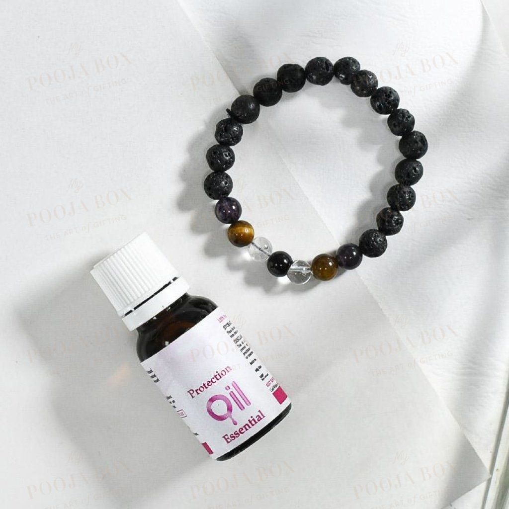 Aroma Therapy Bracelet For Protection Reiki