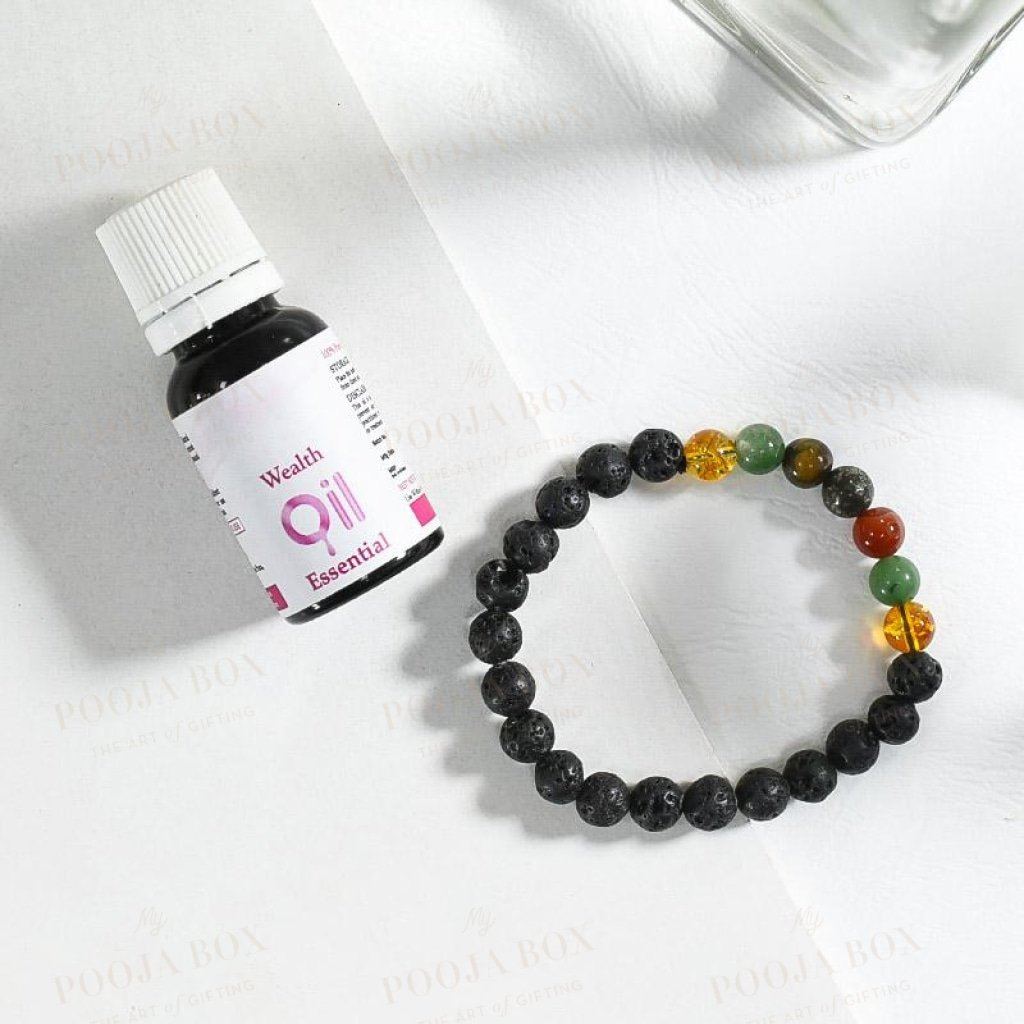 Aroma Therapy Bracelet For Wealth Reiki