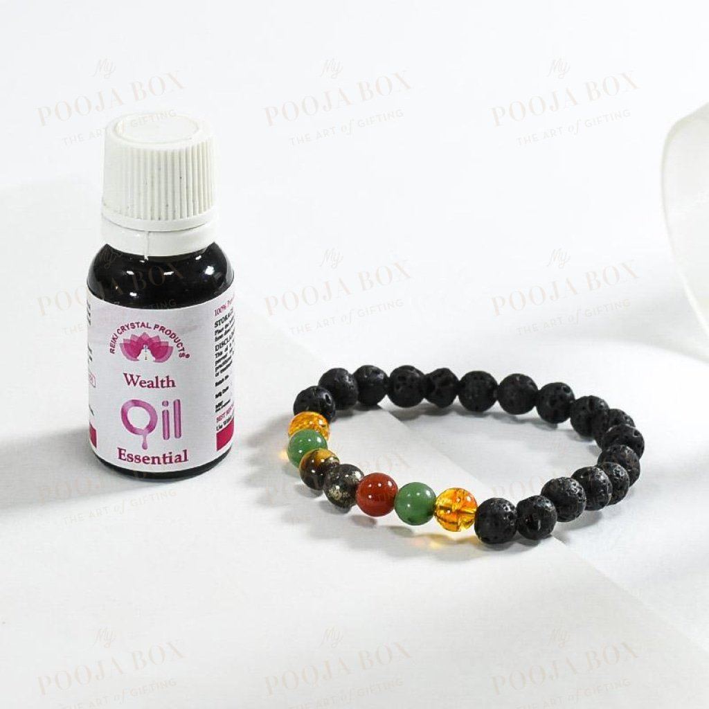 Aroma Therapy Bracelet For Wealth Reiki