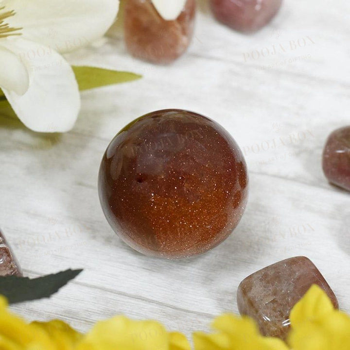 Goldstone Brown Natural Ball Reiki Balls