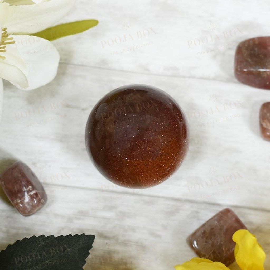 Goldstone Brown Natural Ball Reiki Balls